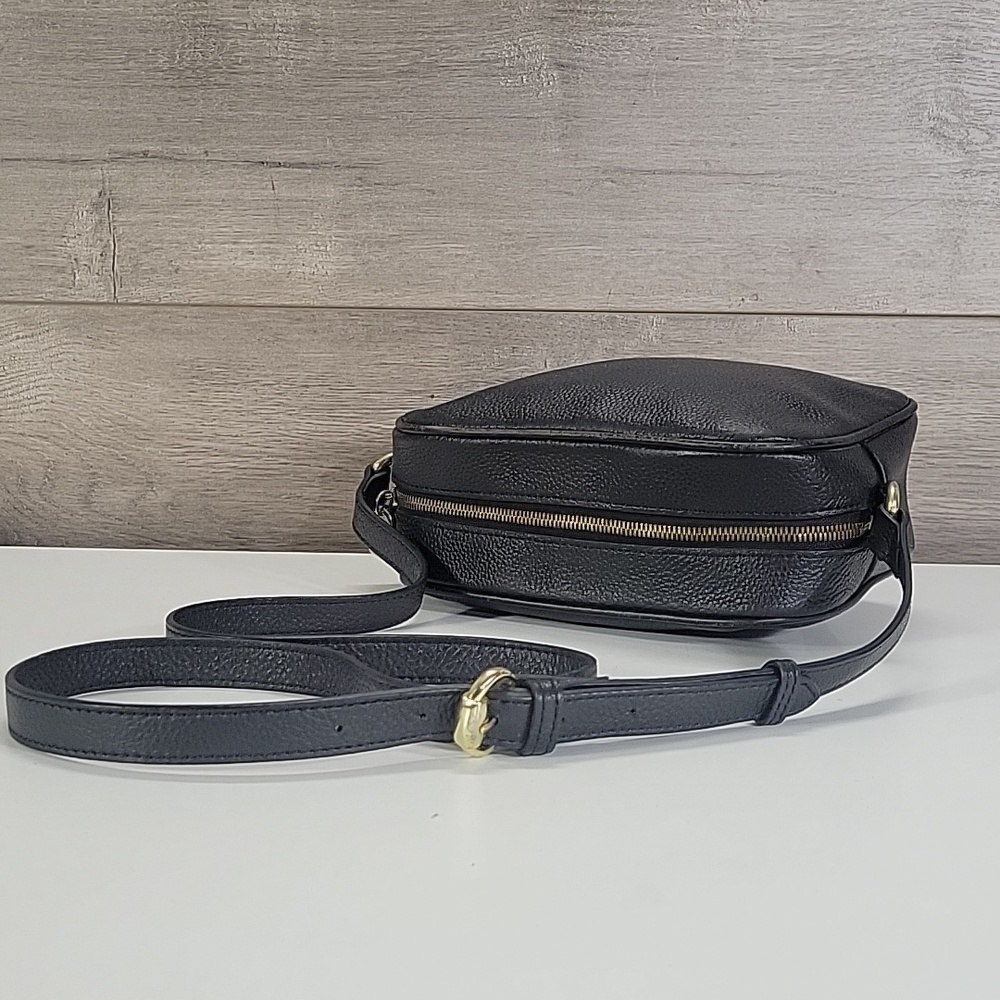 Gucci Black Leather Soho Disco Crossbody Shoulder Bag - Picture 6 of 16